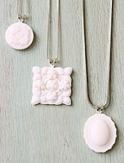 Rosyscription Faux Milk Glass Jewelry